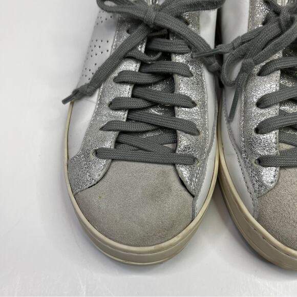 P448 Women's John Reflex sneakers all over white - 7 - Picture 5 of 10